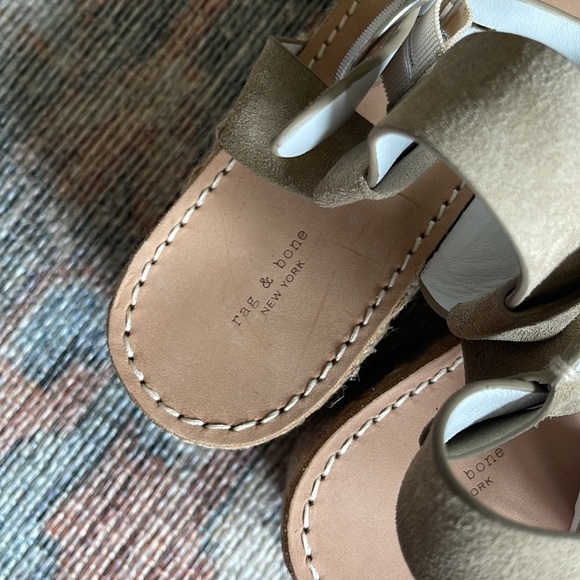 🆕Rag & Bone Ansley Buckle Espadrille Sandal - Picture 6 of 7
